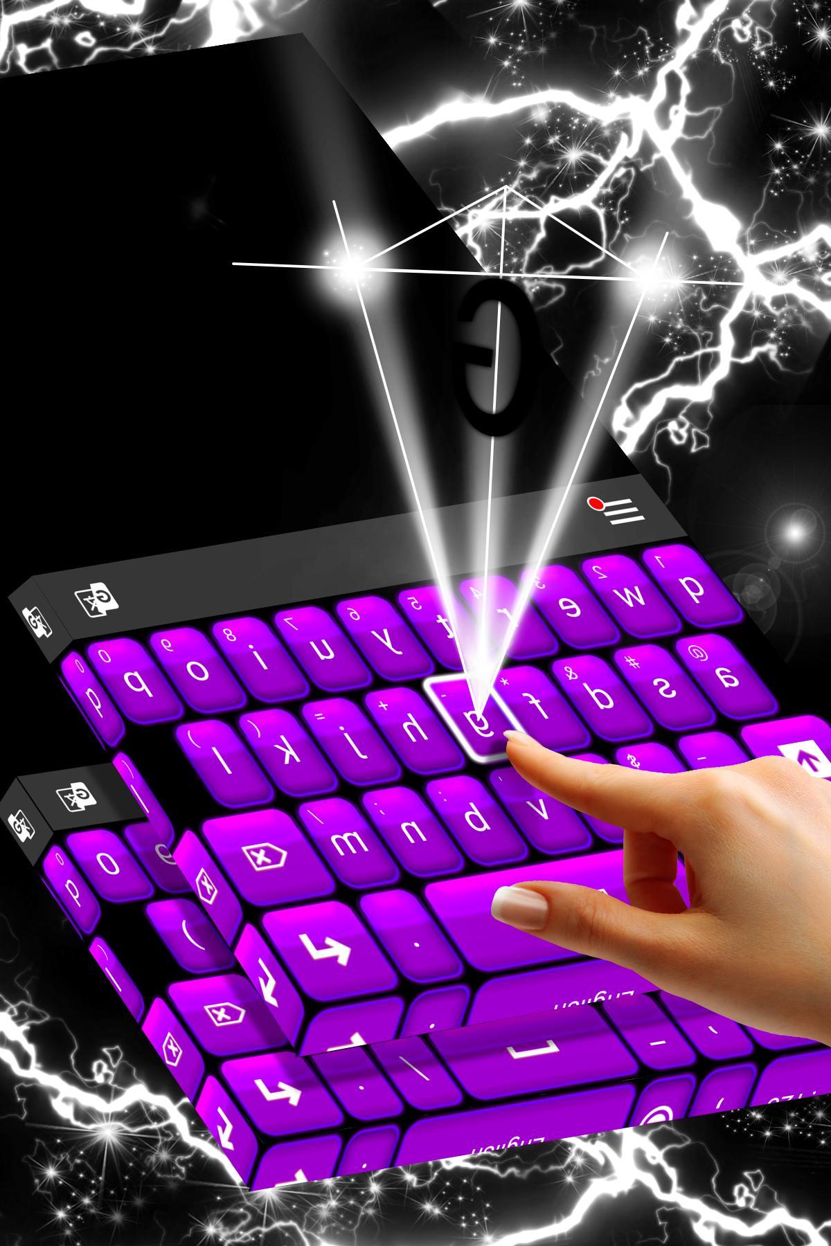 Purple Theme Keyboard