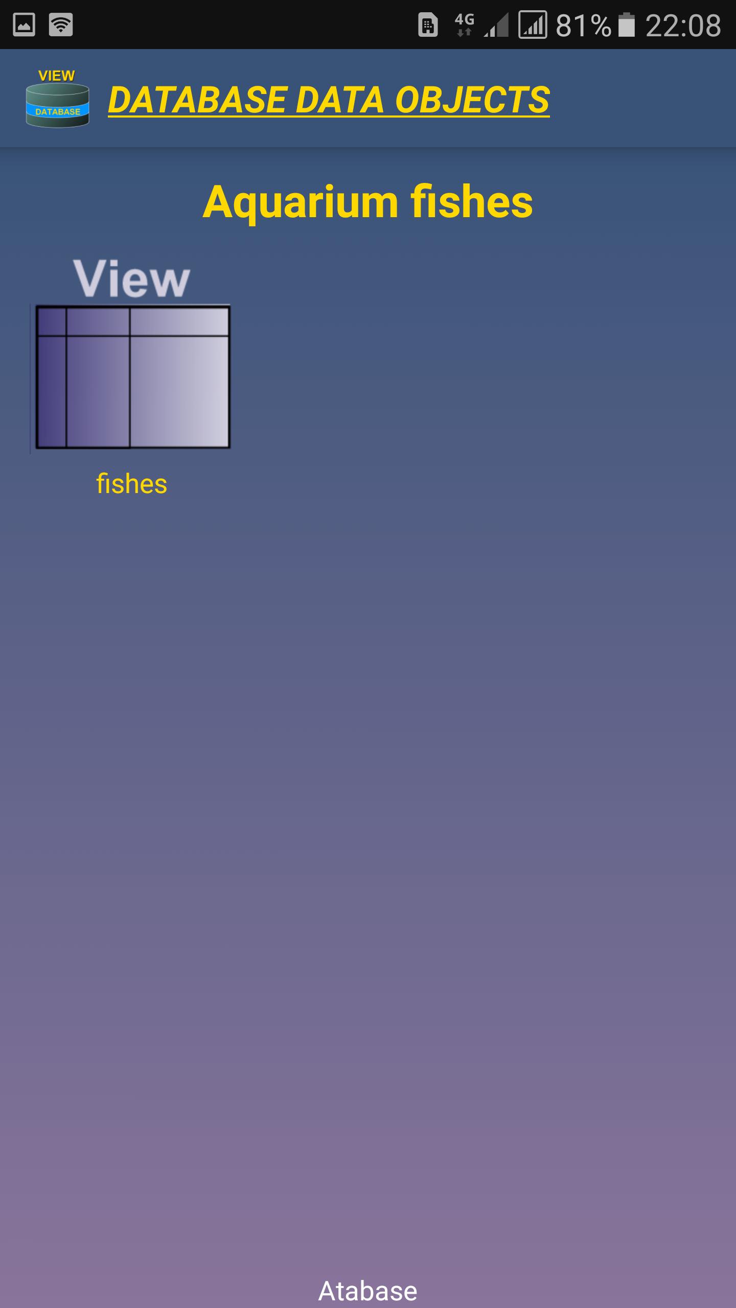 SQL RDBMS VIEW BROWSER