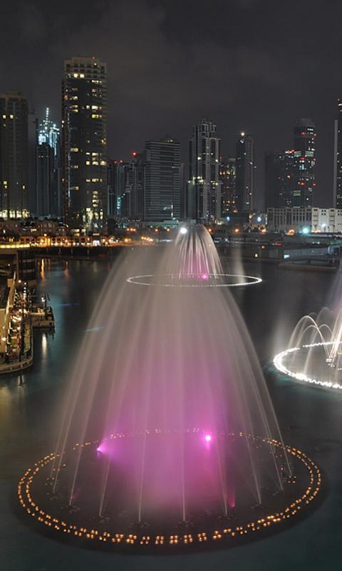 Dubai Fountain Live Wallpaper