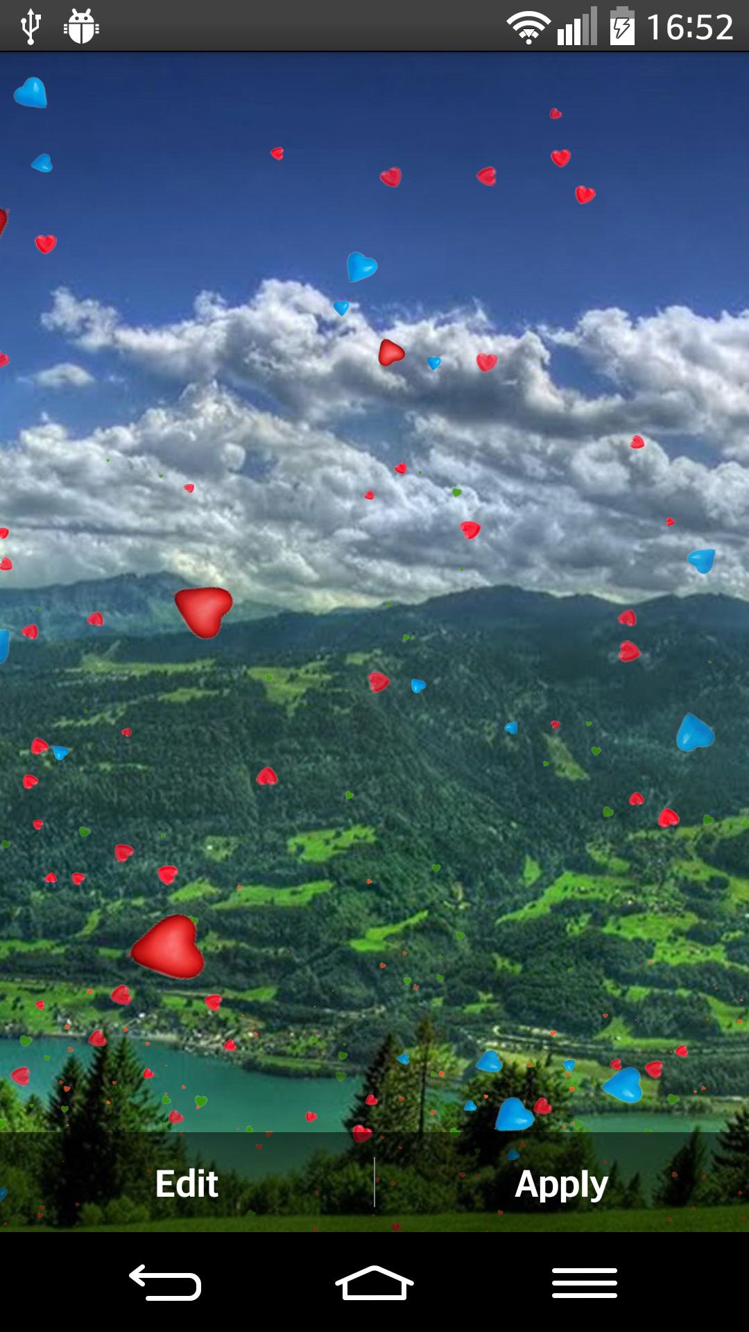 Heart Balloons Live Wallpaper