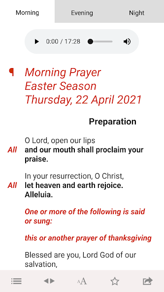 Daily Prayer: from the CofE
