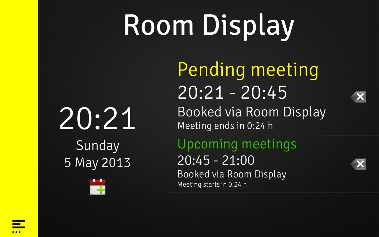 Room Display 3: Book a Meeting
