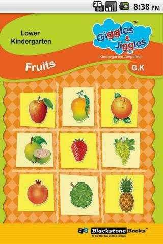 Fruits for LKG Kids