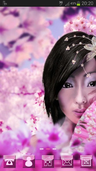 Japan Girl GO Launcher Theme