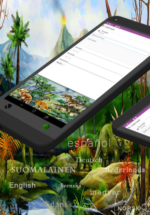 GO Keyboard Jurassic Dinosaurs