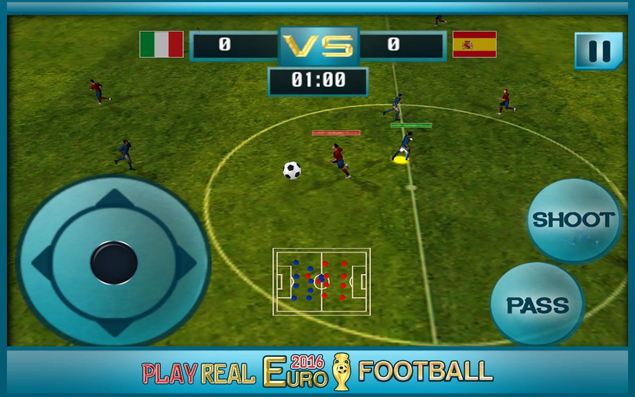 Play Real Euro 2019 Football simulation game