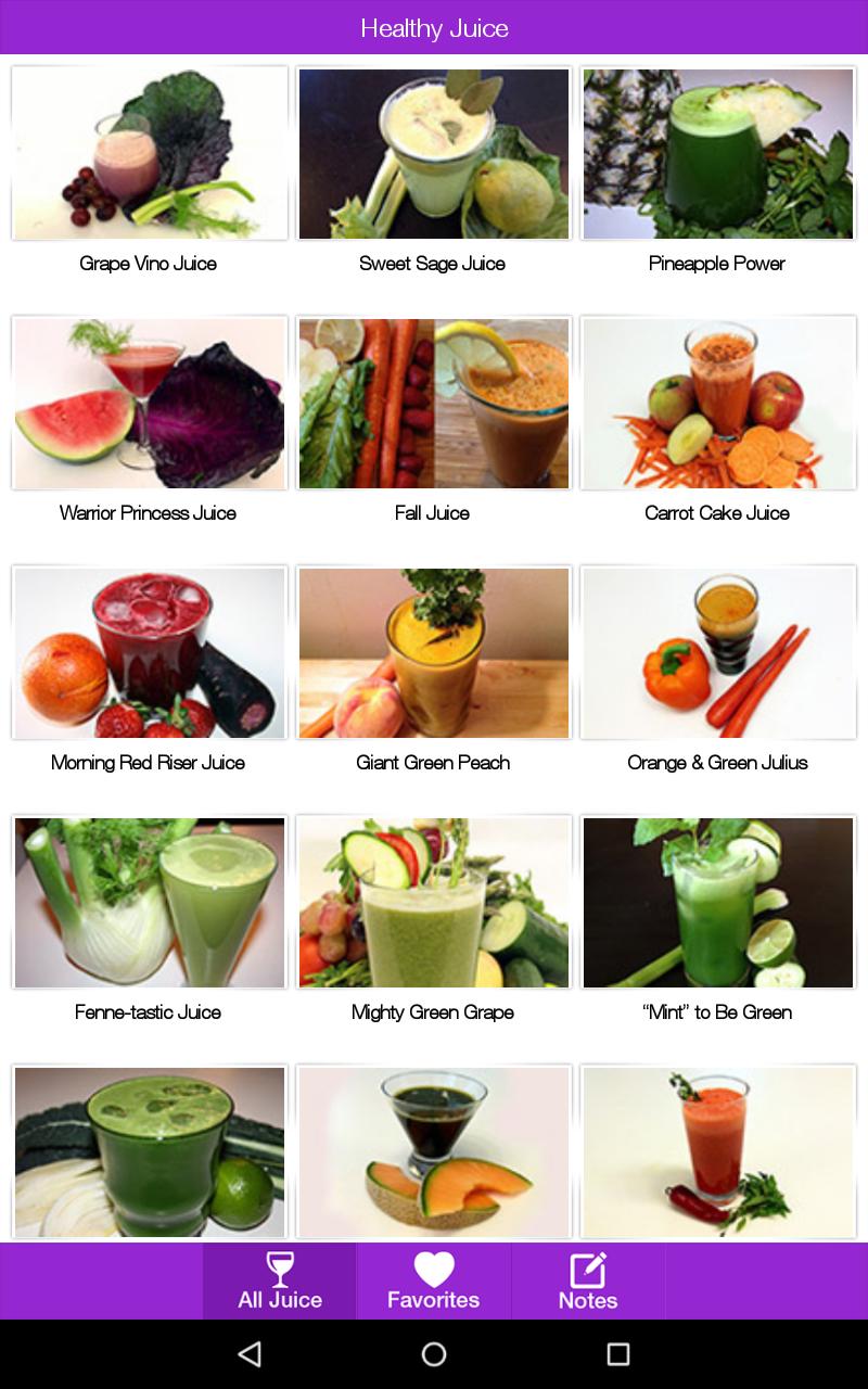 Healthy Juice Recipes