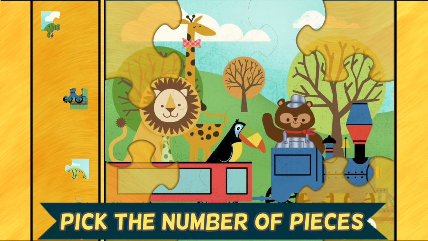 Train Games for Kids: Puzzles