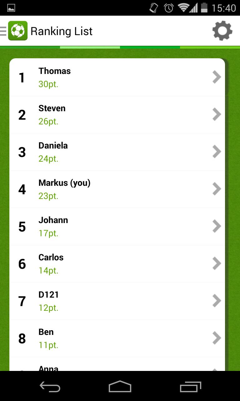 Brazil Football Betting Game