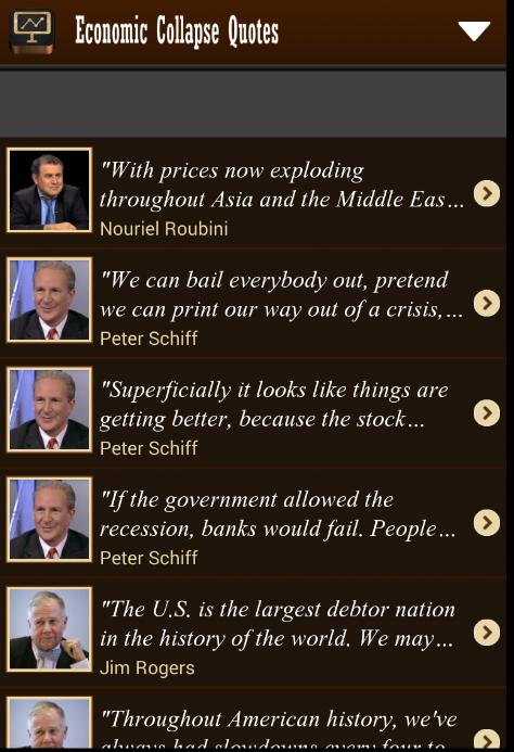 Economic Collapse Quotes