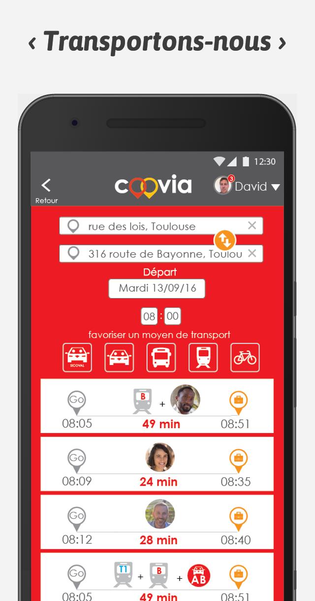 Coovia - Everyday Ridesharing