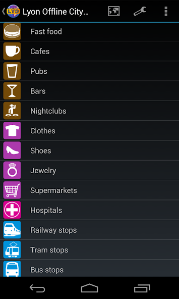 Lyon Offline City Map