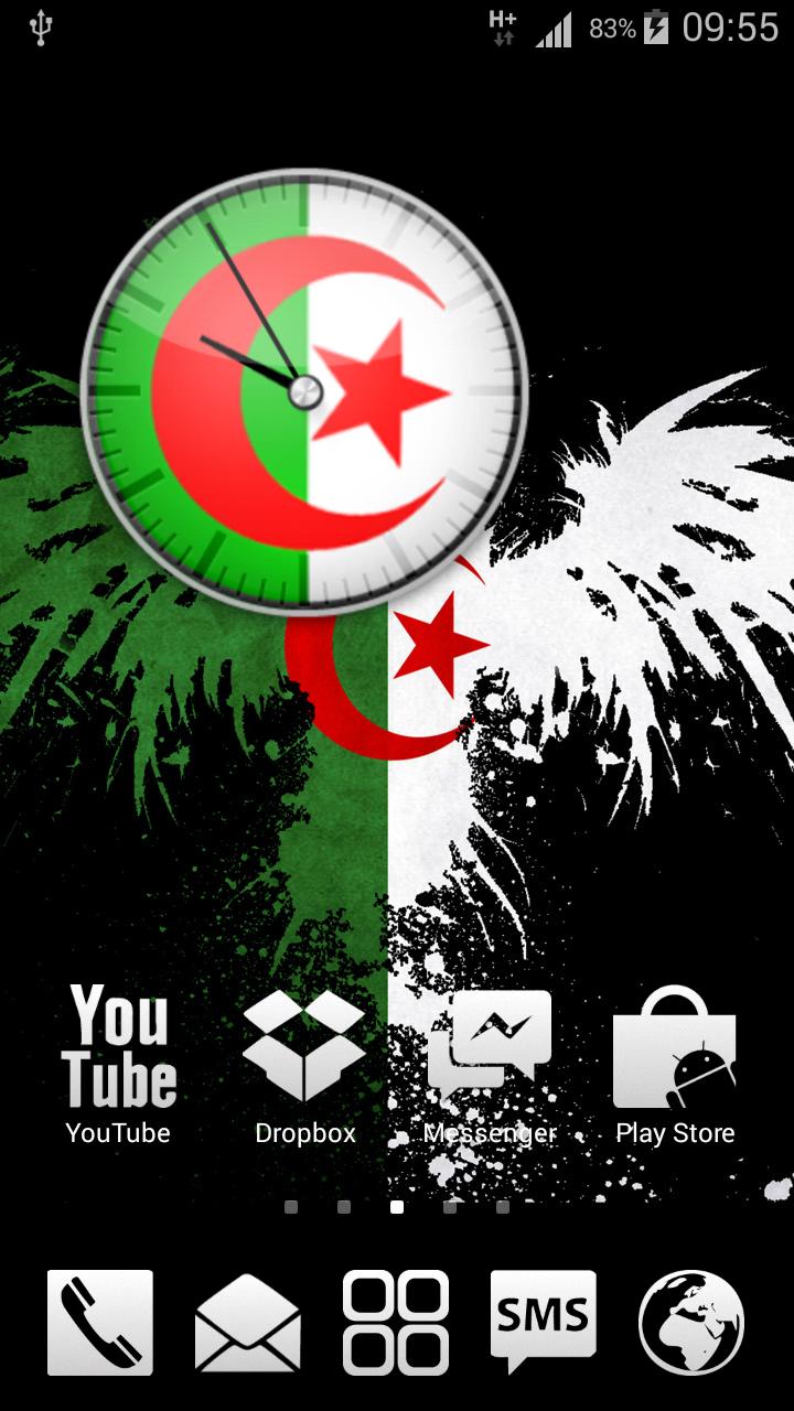 Algeria Analog HD Clock Widget