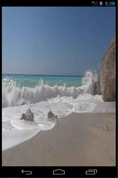 Beach Rock Live Wallpaper