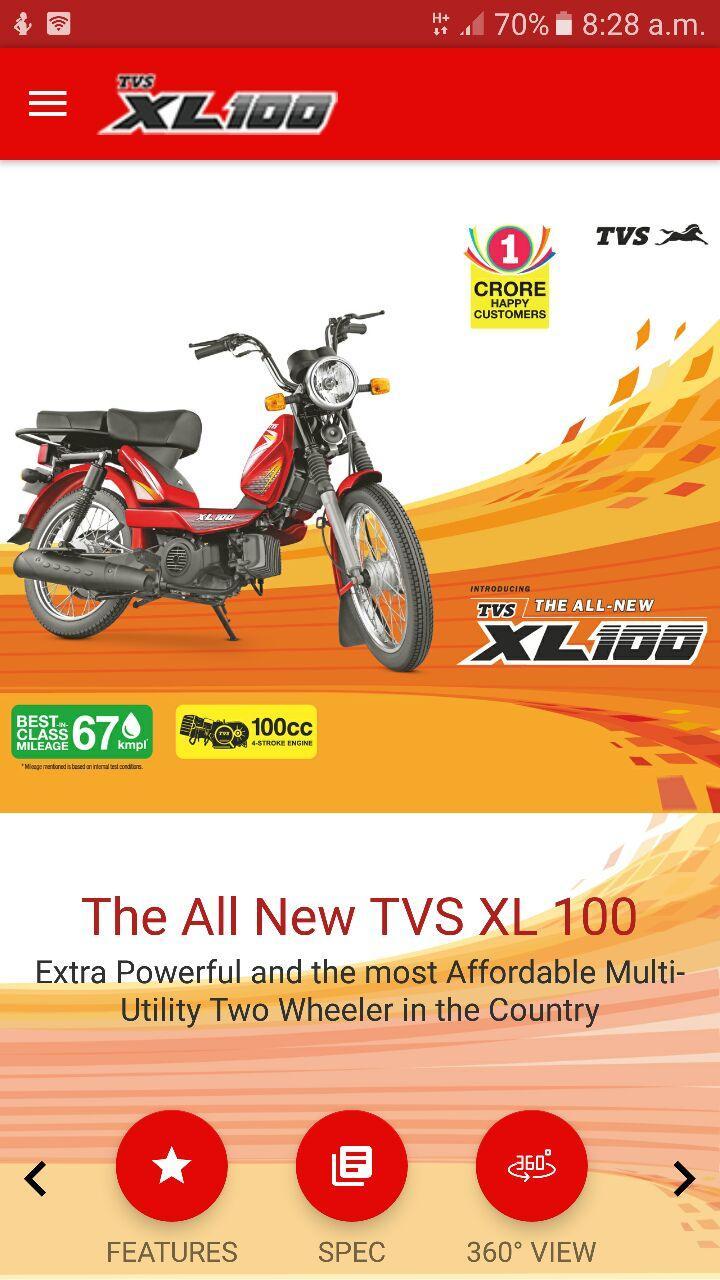 TVS XL100