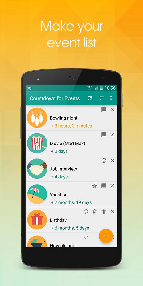Countdown for Events