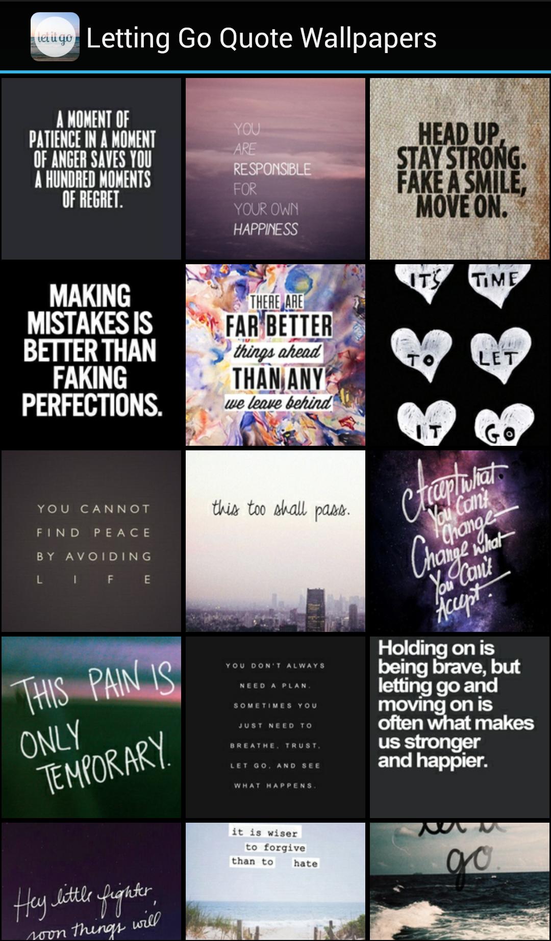 Letting Go Quote Wallpapers