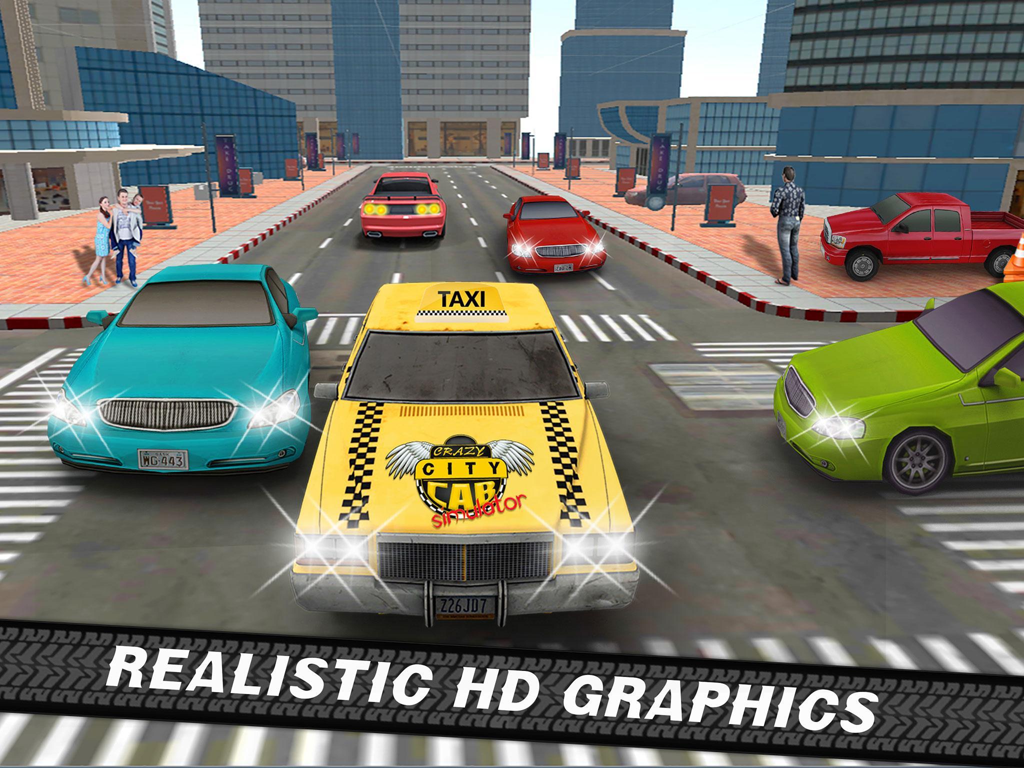 US Crazy Taxi Driving Game