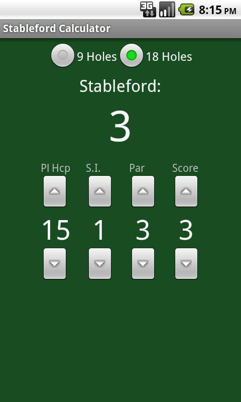 Stableford Calculator (UK)