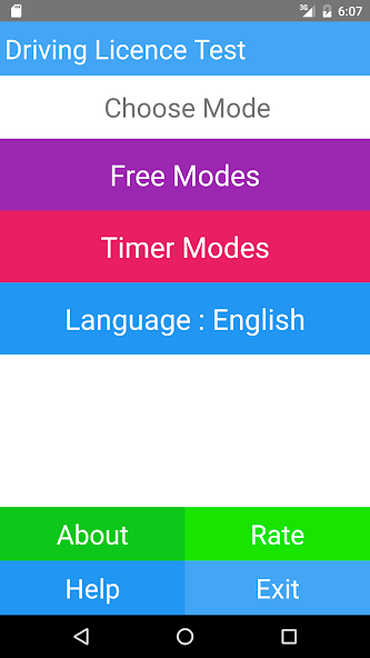 Driving Licence Test