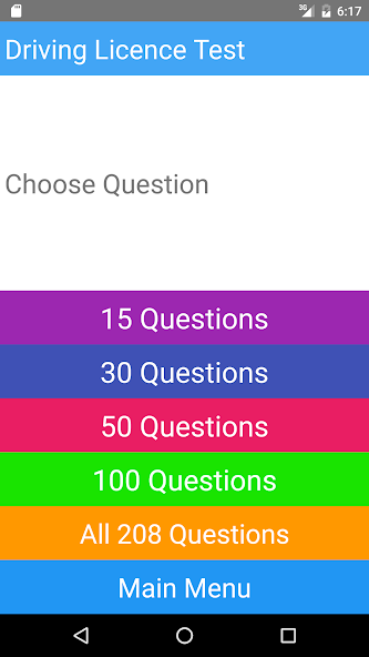 Driving Licence Test