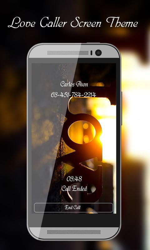 Love Caller Screen Theme
