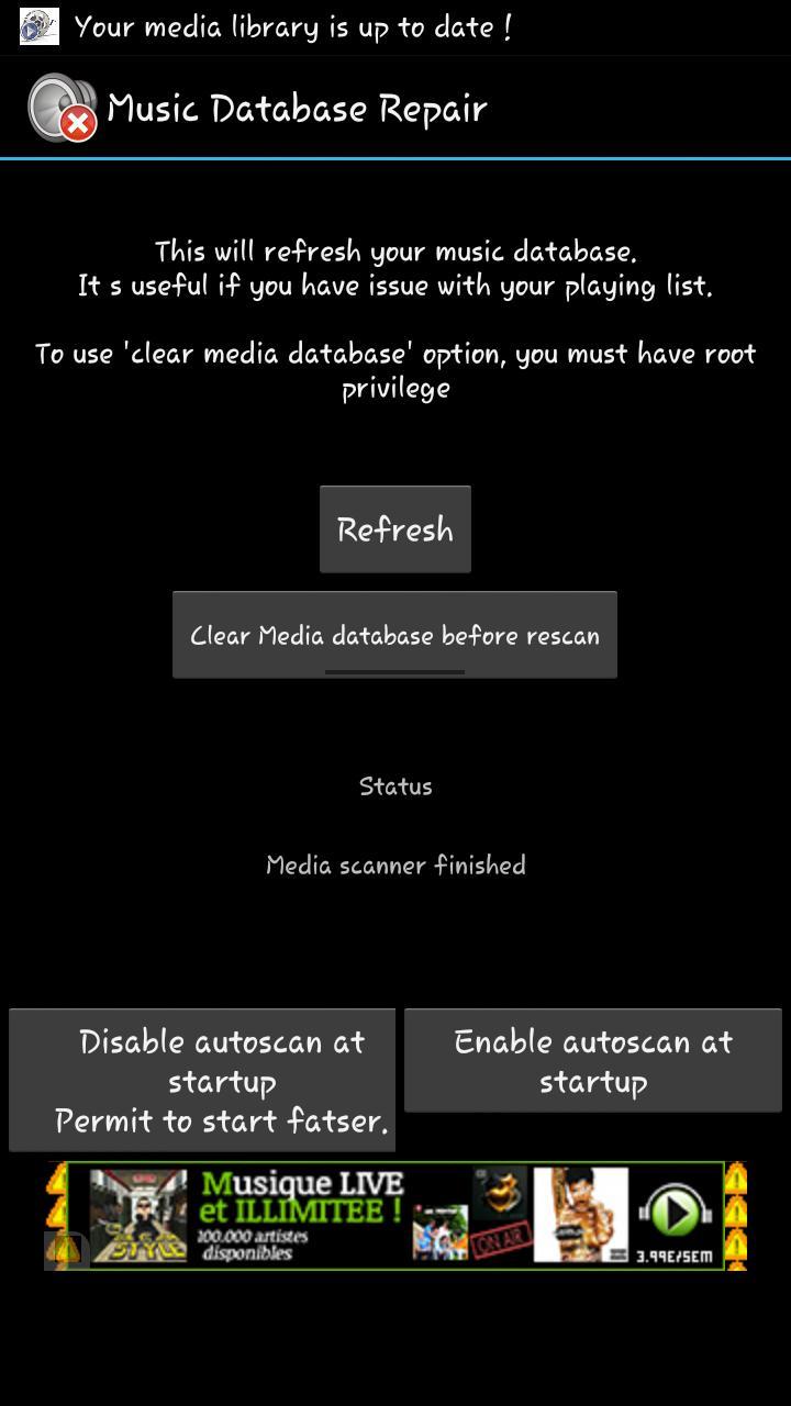 Media Library Repair Scanner