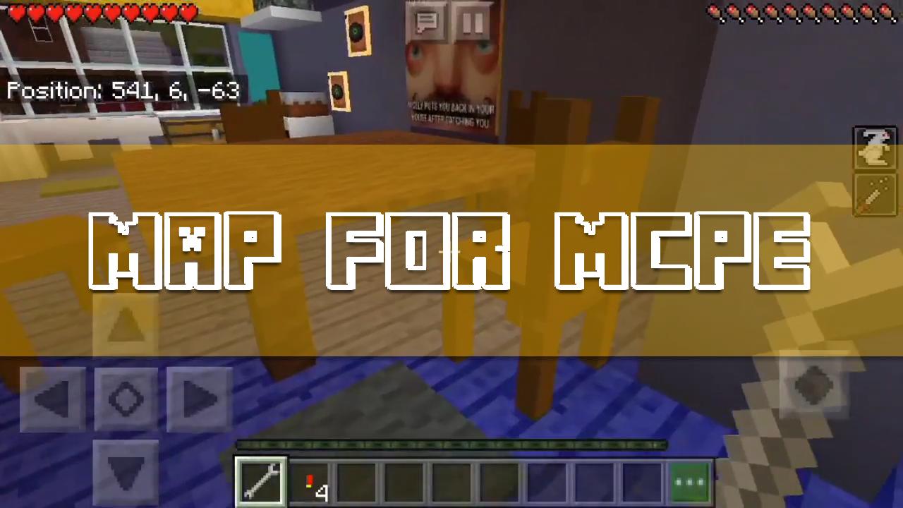 Map For Mr.Neighbor MCPE!