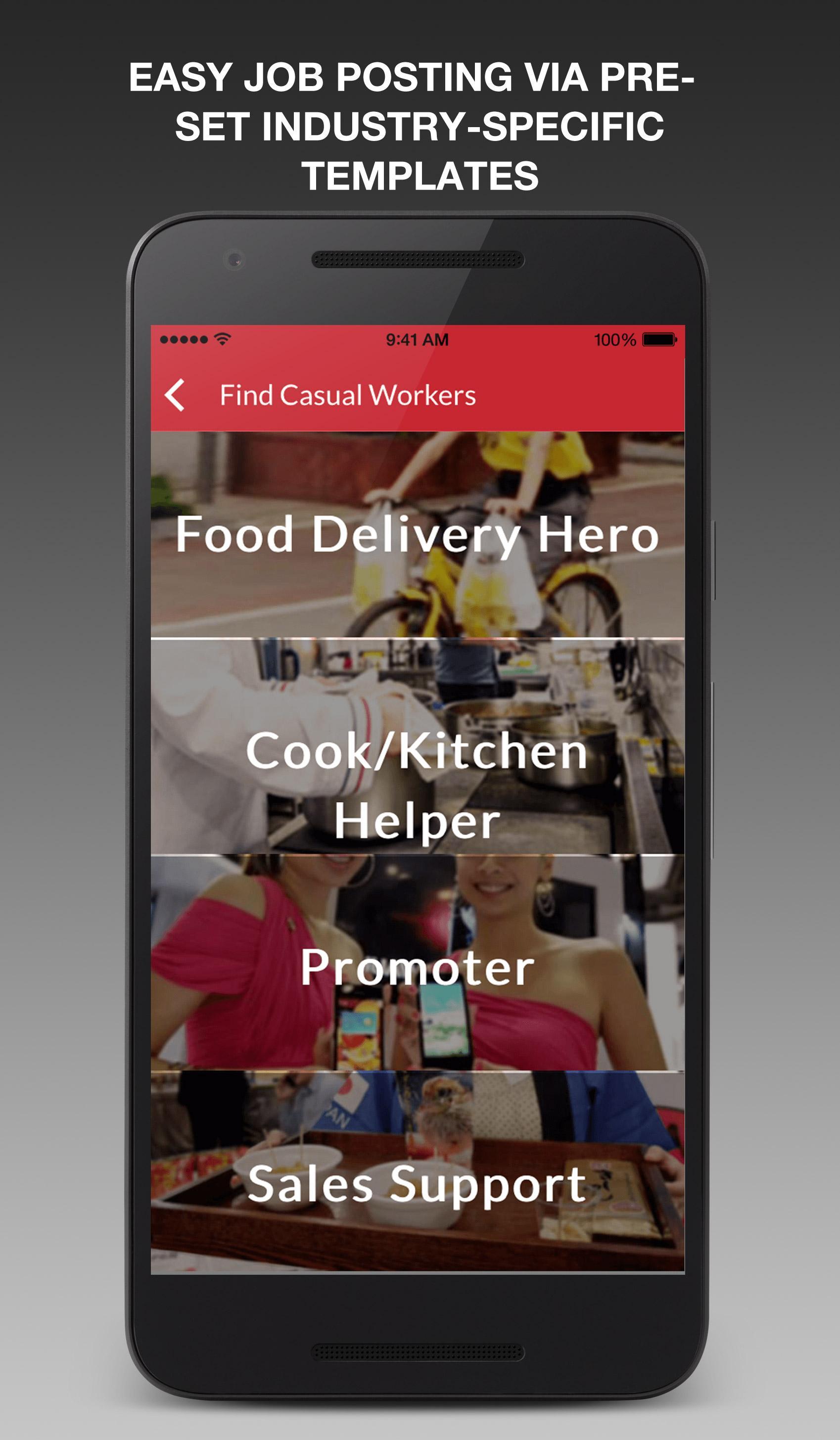 Hire Part-time/Temp help now