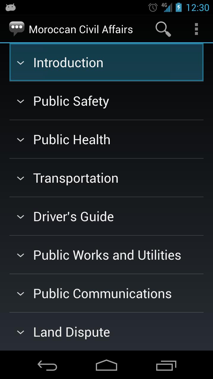 Moroccan Civil Affairs Phrases