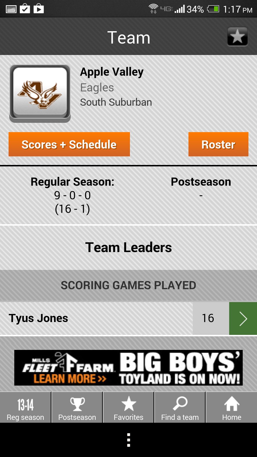 Boys' Basketball Scoreboard