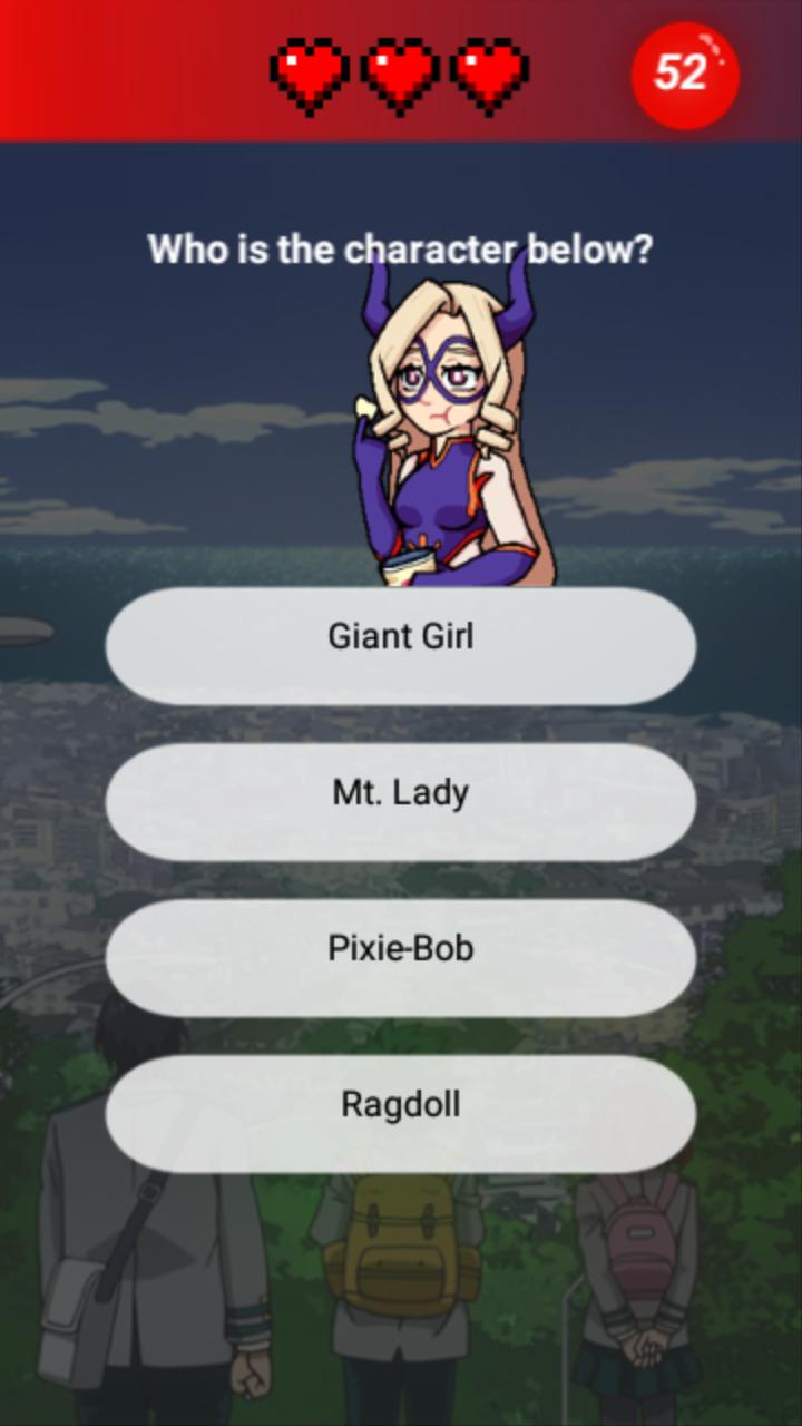 Hero Academia Quiz