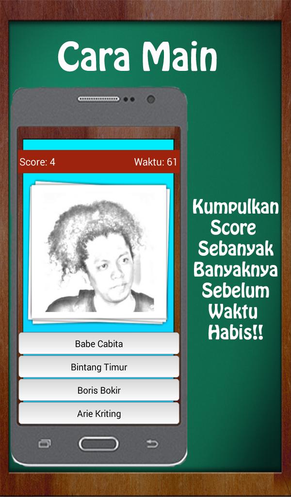 Kuis Tebak Gambar Komika