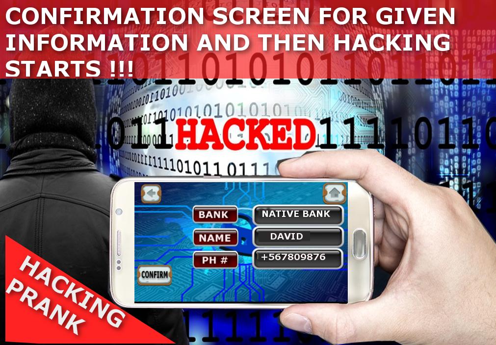 BANK ACCOUNT HACKER PRANK :
