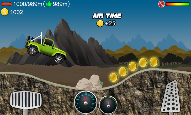 Jumping Hill Climb
