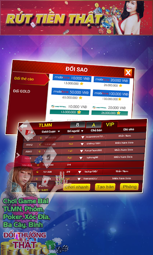 Lieng, Xito, Tien Len Mien Nam