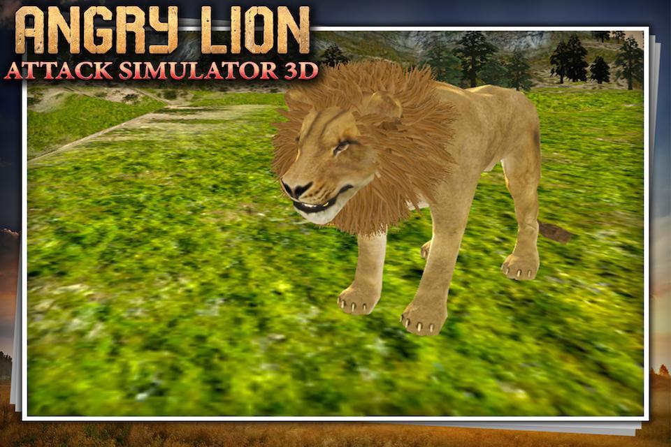 Angry Lion Attack Simulator 3D