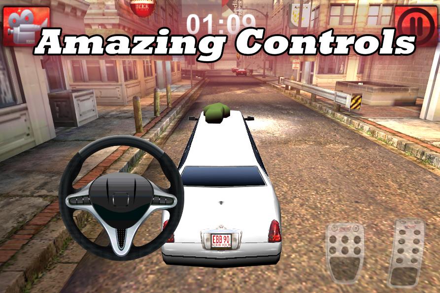 Limousine City Parking 3D