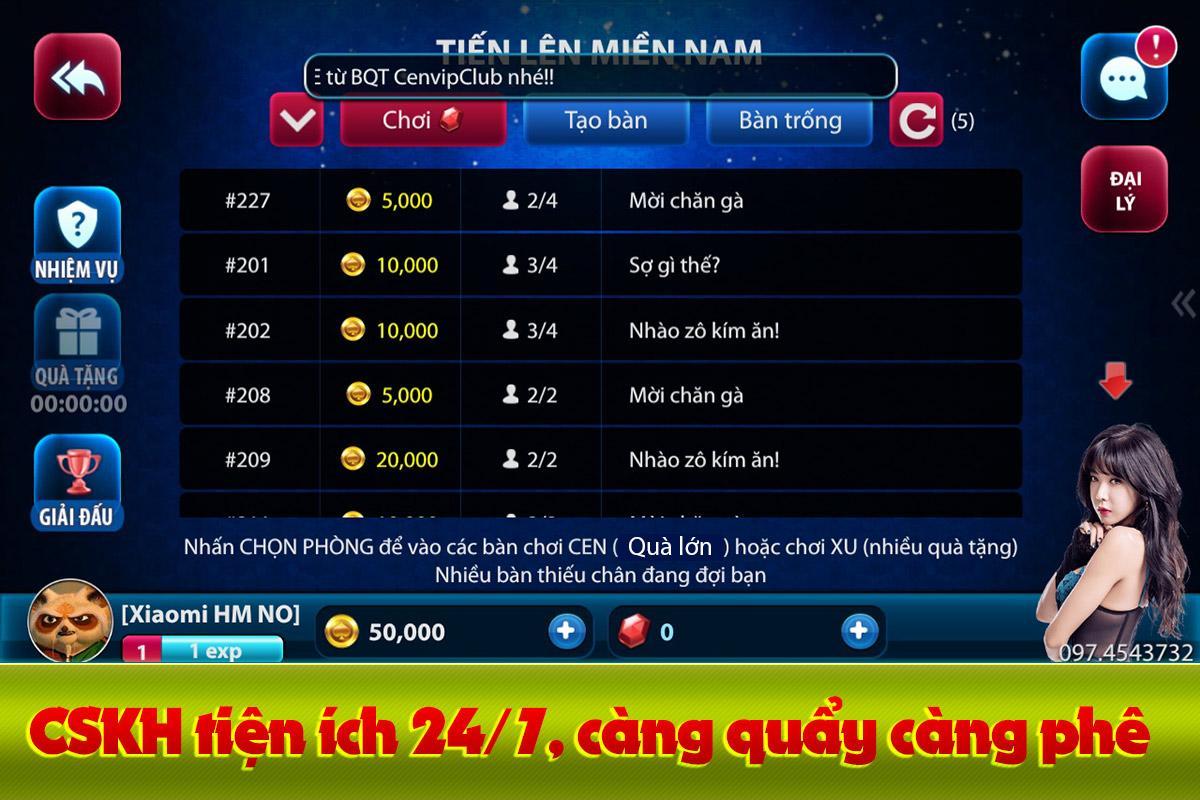 CENCLUB - Game bai doi thuong