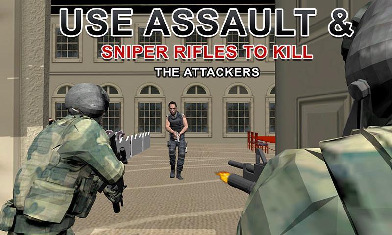 Army Shooter: President Rescue