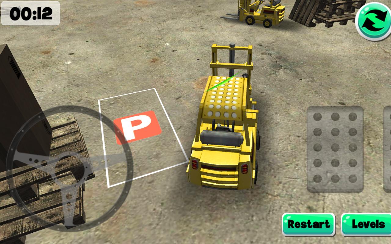 3D Forklift Driving