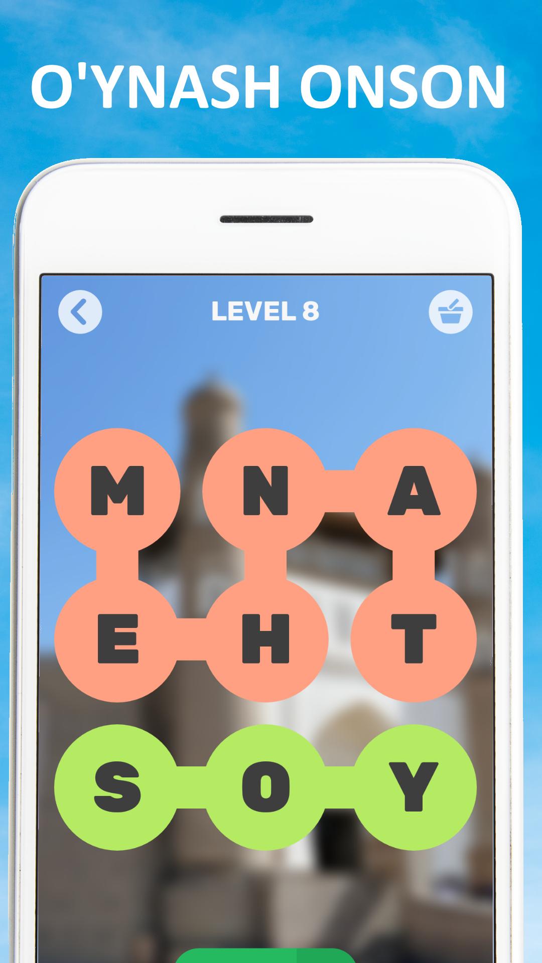 So'zni top. O'zbekcha o'yin