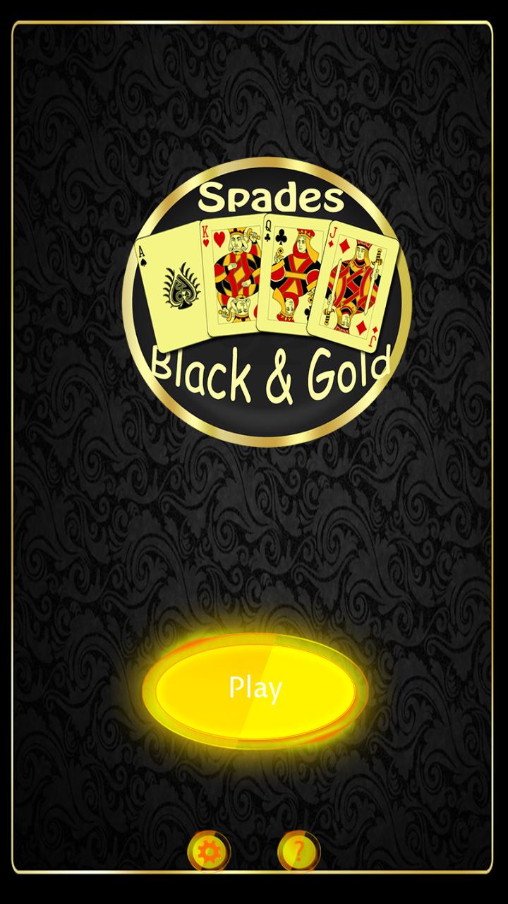 Spades Solitaire Black Gold