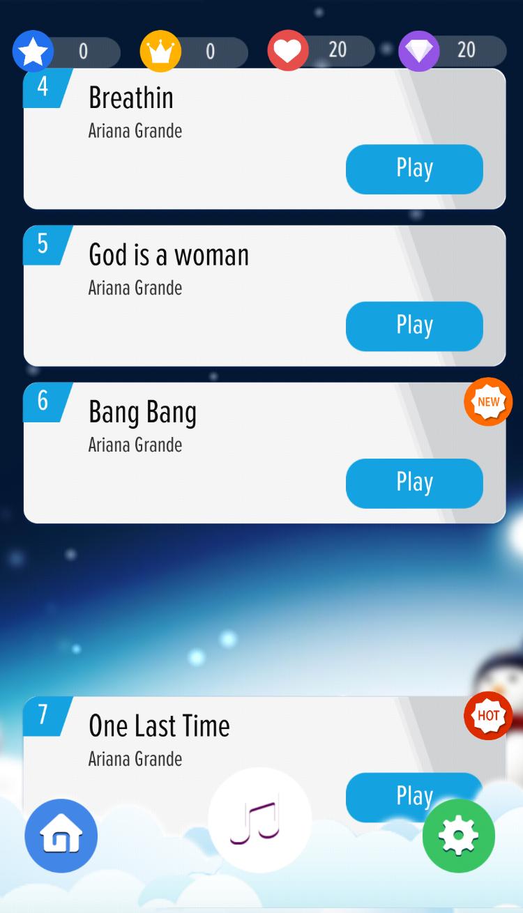 Ariana Grande Piano Magic Tiles