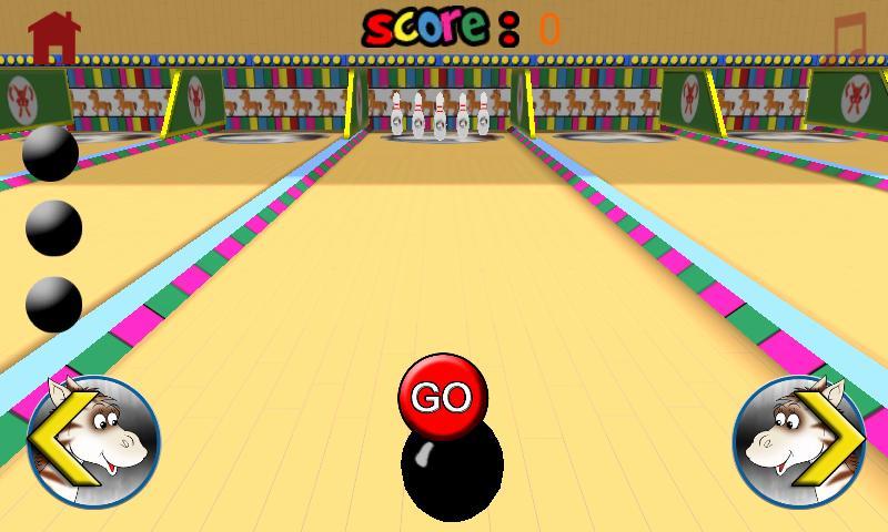 Horse bowling for kids