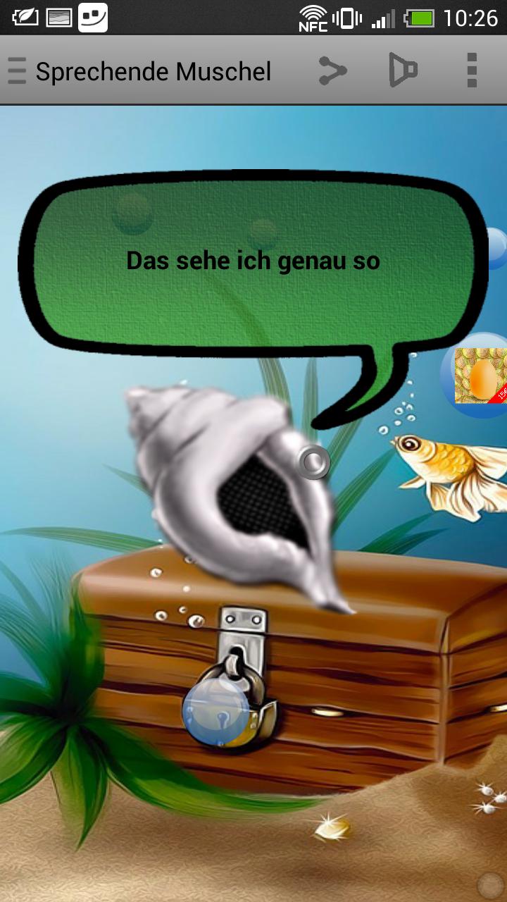 Lustige Magische Muschel