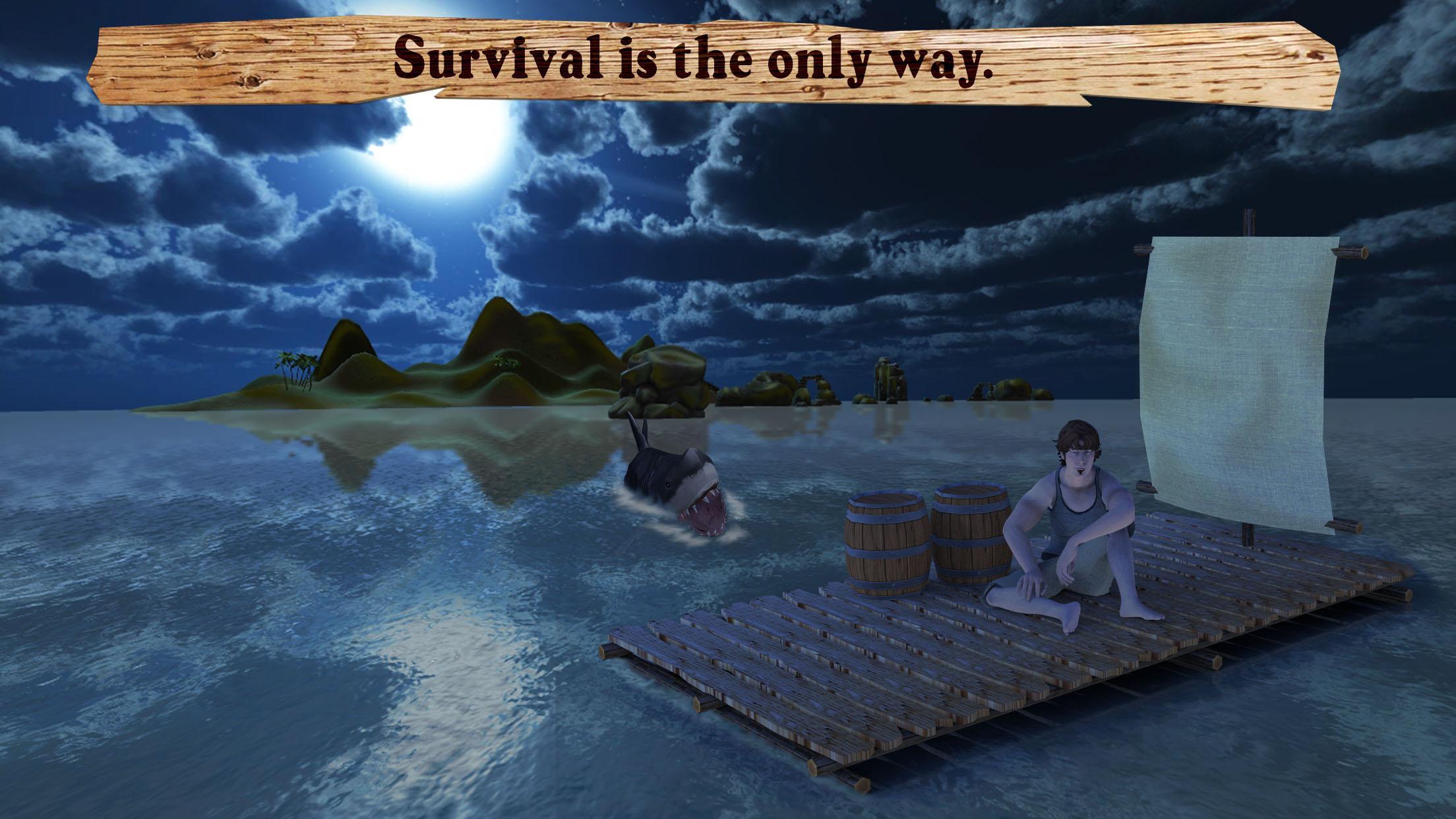 Raft Survival Shark Hunter 3D