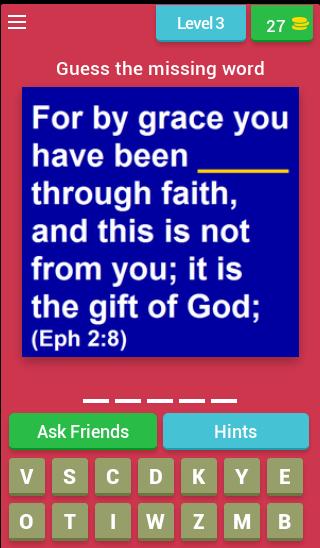 Bible Verse Quiz