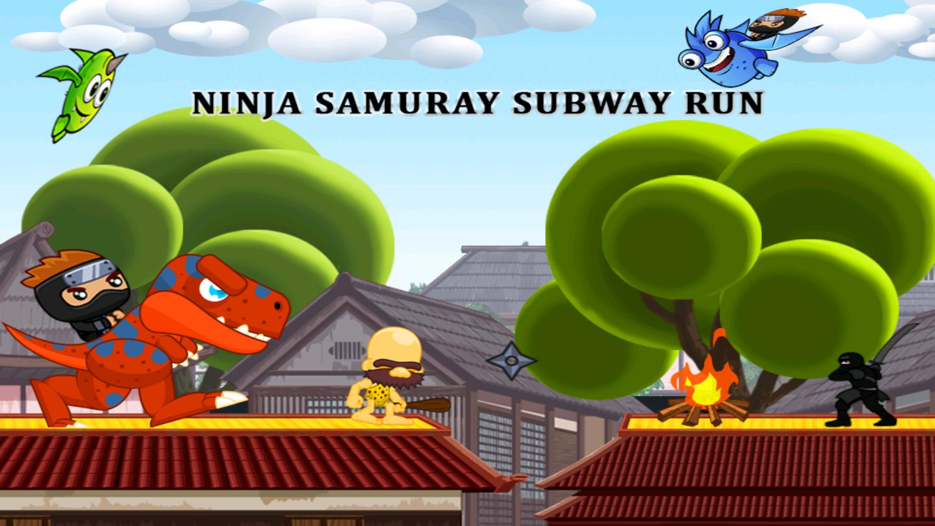 ninja samurai subway run