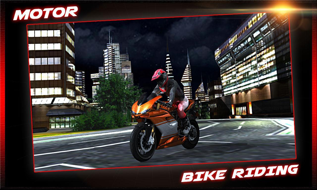 Extreme City Motor Bike Riding